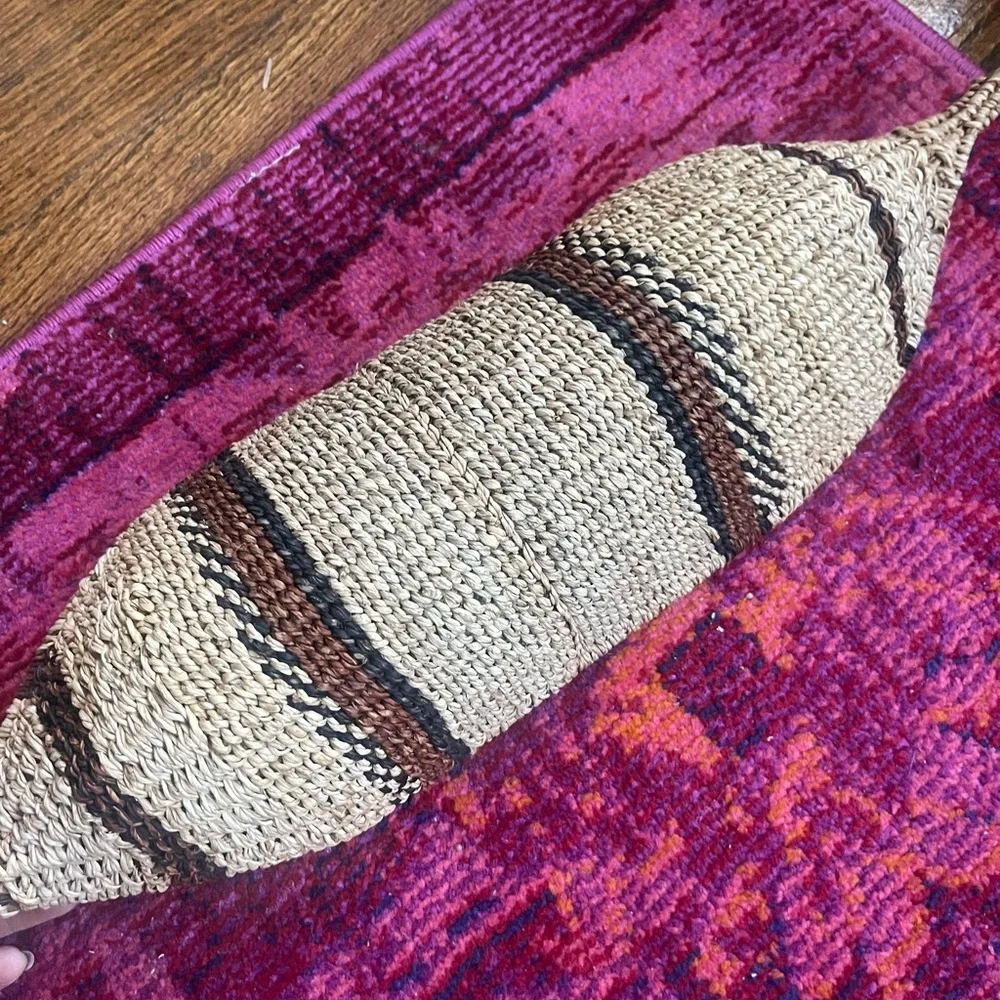 Ethiopian Hand Woven Gambella Canoe Basket
